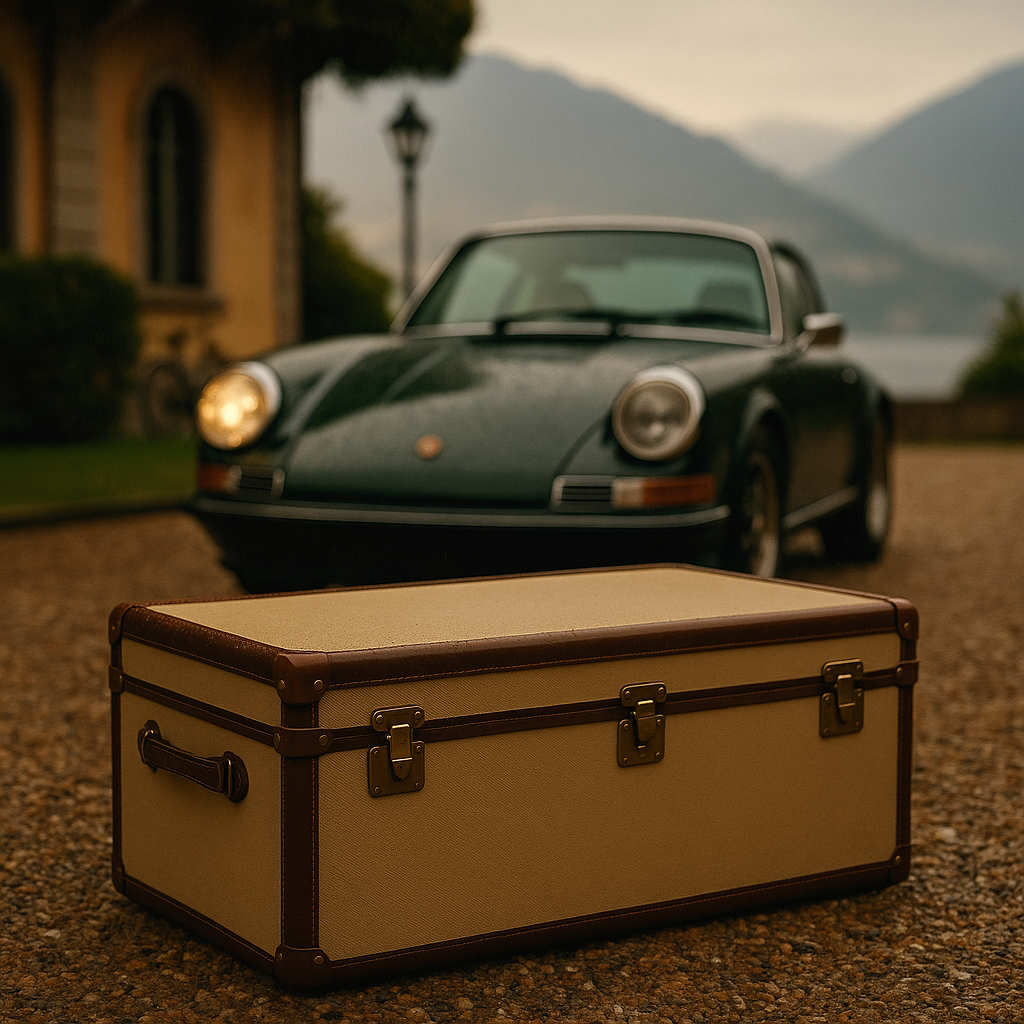 Steamer Trunk in Pelle su Misura | Piatti Milano