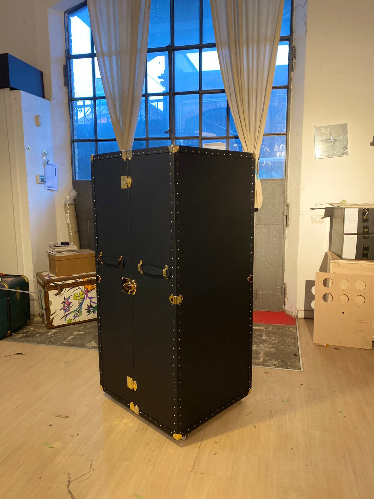 Baule Armadio in Pelle Milano