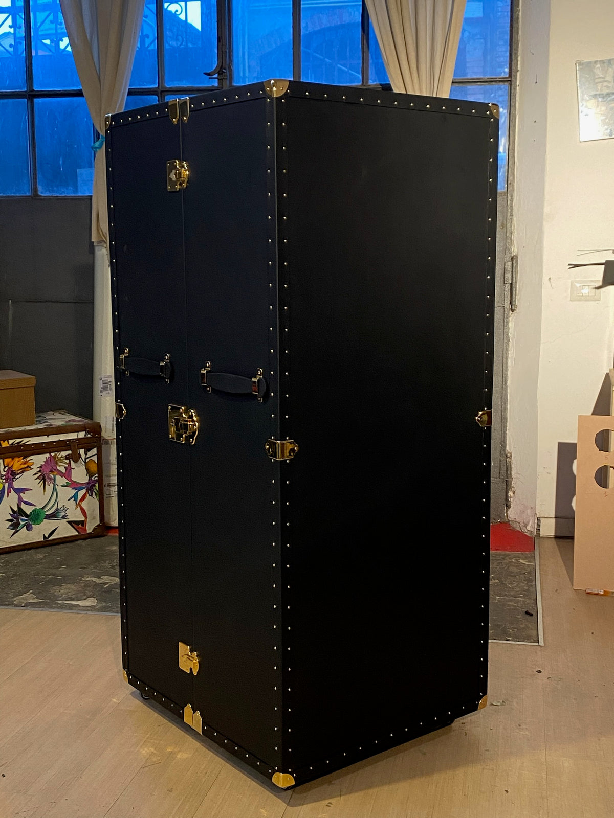 Baule Armadio in Pelle Milano