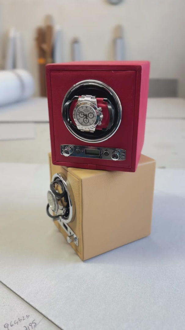 Watch Winder Singolo in Pelle | Piatti Milano
