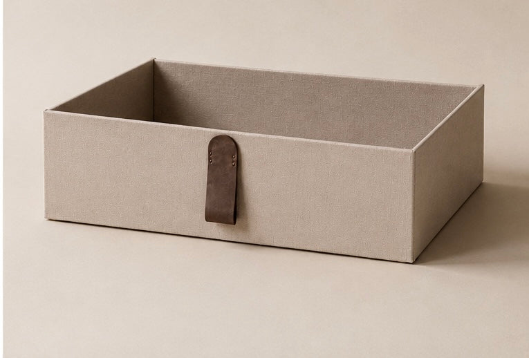 Scatola porta biancheria sottoletto rigida realizzata su misura