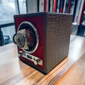Avvolgitore per Orologi Automatici in Pelle Texture Coccodrillo | Piatti Milano